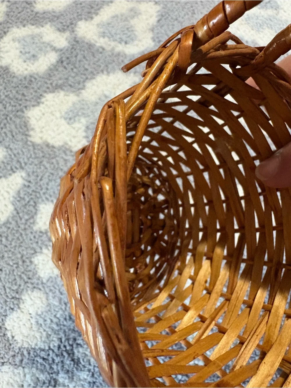 Vintage Mini Wicker Basket